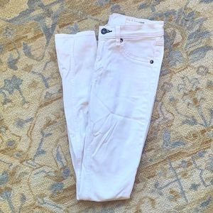 rag & bone white stretch skinny jeans size 25